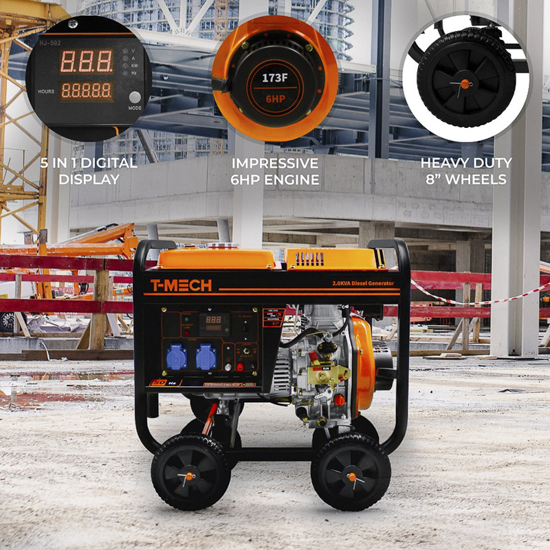 T-Mech / T-Mech draagbare diesel stroomgenerator