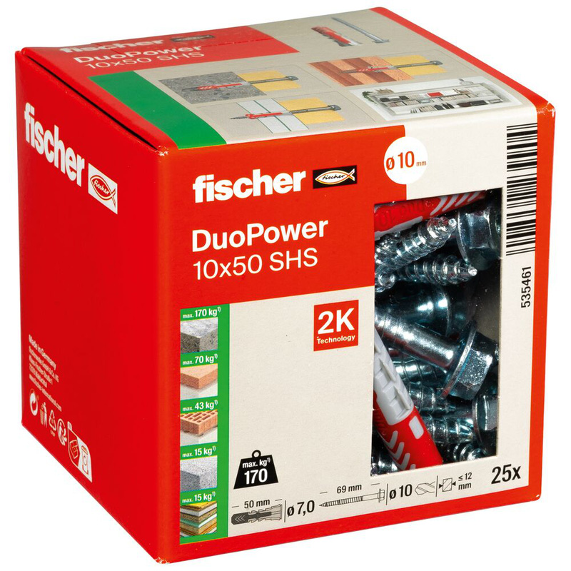 Fischer / Fischer Duopower pluggen + schroef