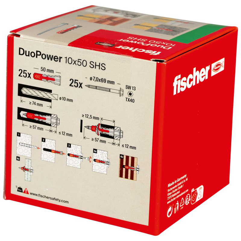 Fischer / Fischer Duopower pluggen + schroef