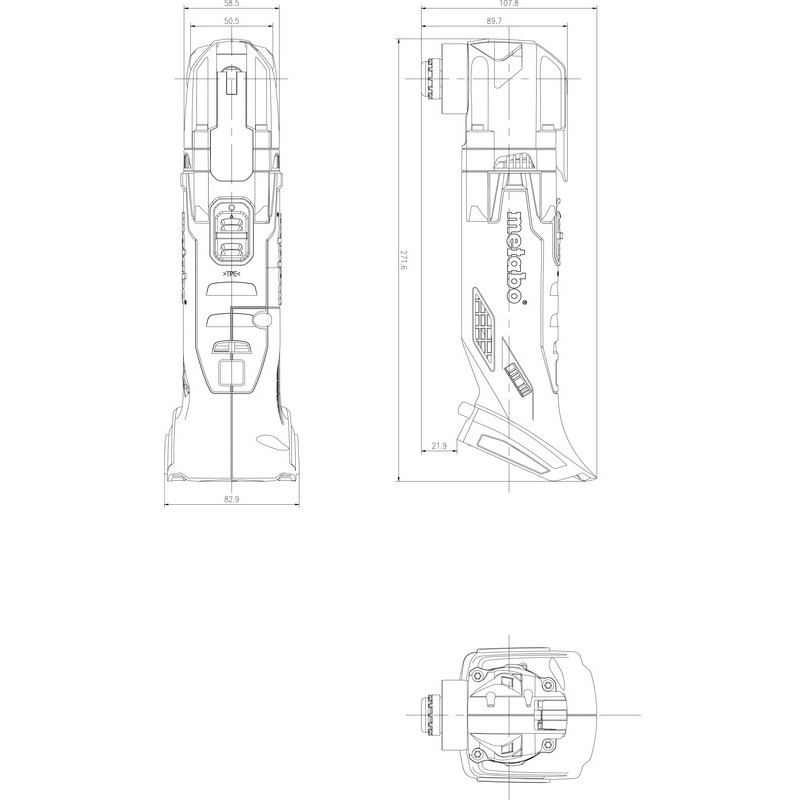 Metabo / Metabo MT 18 LTX accu multitool (body)