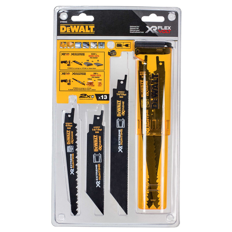 DeWALT / DeWALT DT99550-QZ XR reciprozaagbladenset