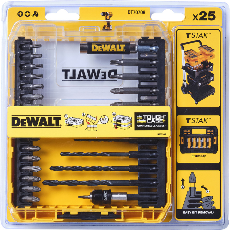DeWALT / DeWALT Toughcase DT70708-QZ boor- en bitset