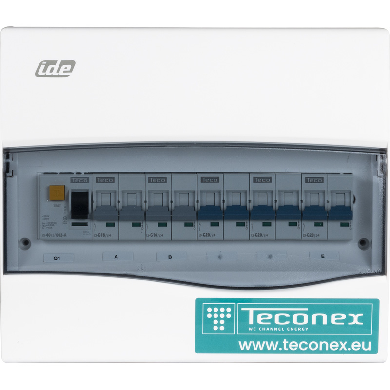 Teco voorbedrade kast