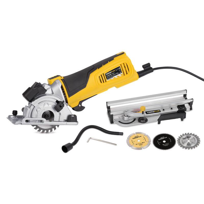 Powerplus / Handcirkelzaagmachine incl. verstekbak
