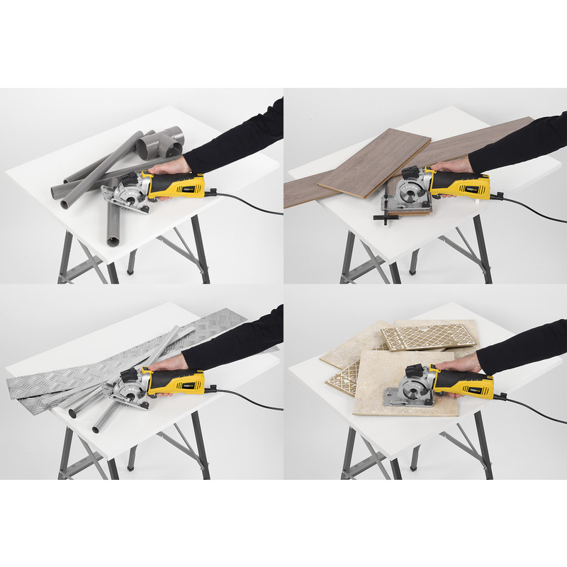 Powerplus / Handcirkelzaagmachine incl. verstekbak