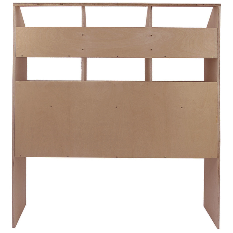 MonsterShop / Bedrijfswageninrichting hout met vakken en lades