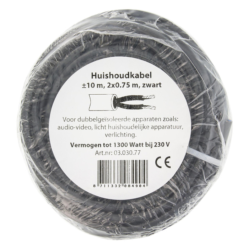 Huishoudsnoer rond H03VV-F