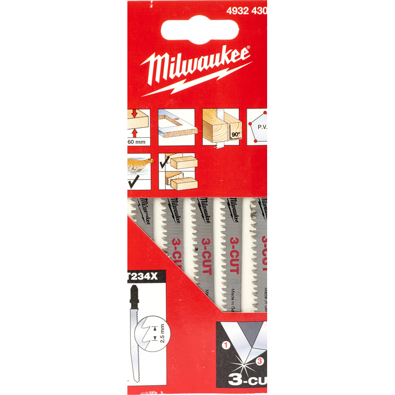 Milwaukee / Milwaukee decoupeerzaagblad hout T234X