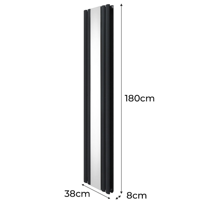 MonsterShop / Ovale spiegelradiator met kleppen