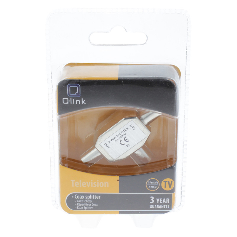 Q-link / Coax splitter tv