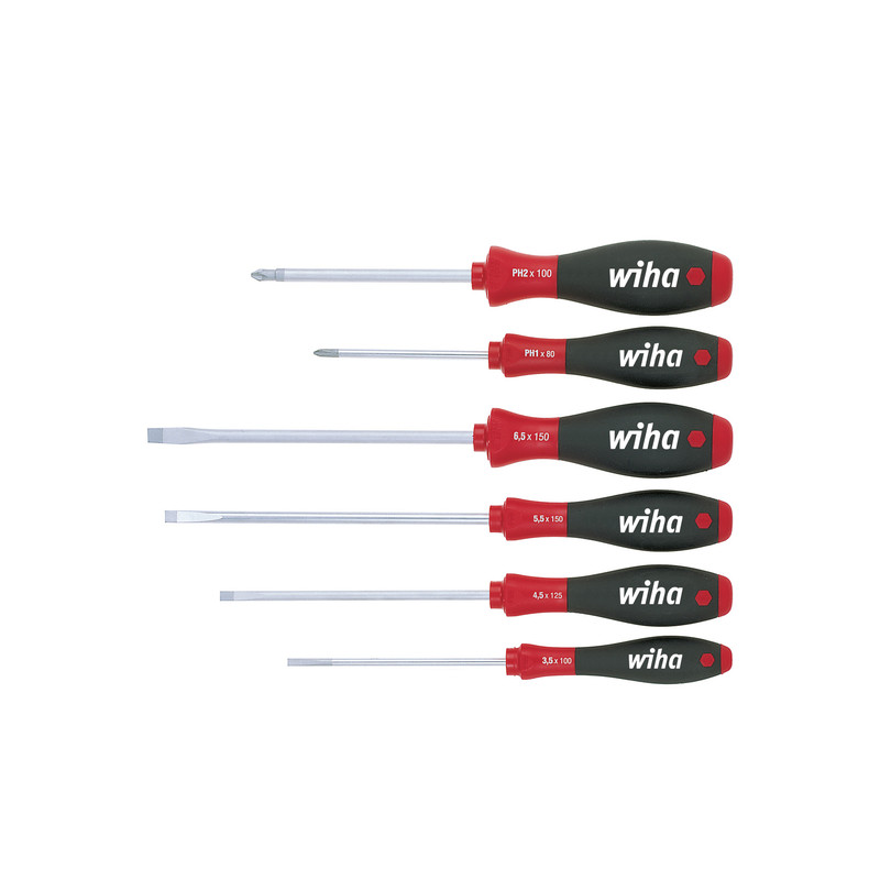 Wiha / Wiha schroevendraaierset SoftFinish 6-delig