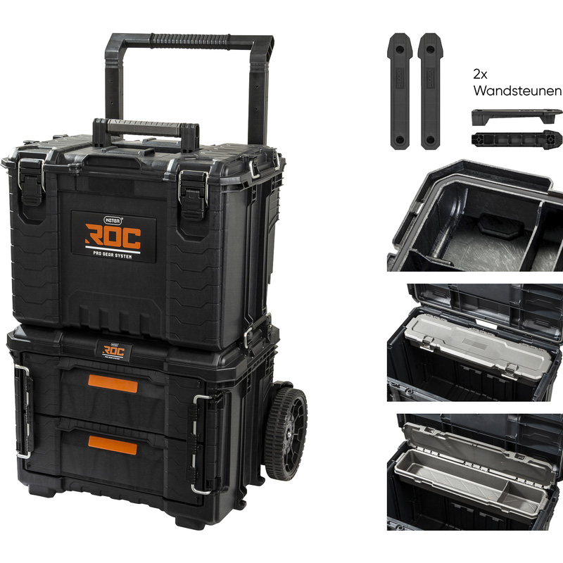 Keter / Keter ROC Pro Gear 2.0 gereedschapswagen 3 delig
