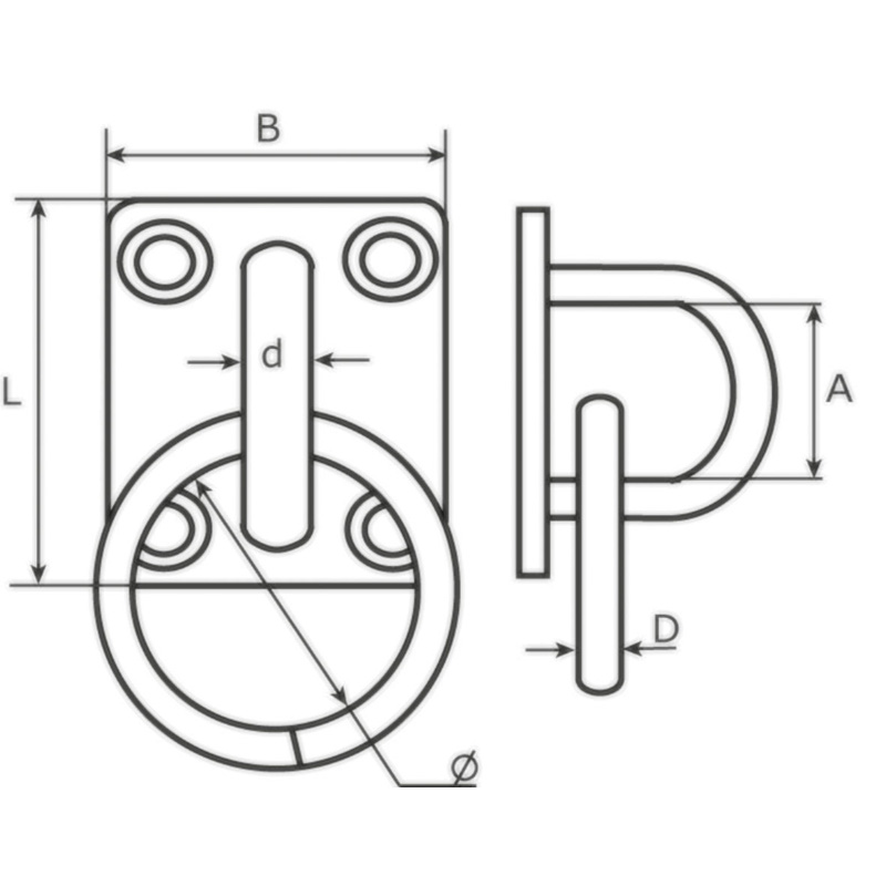 DX / DX aanlegring RVS