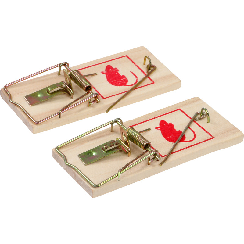 Houten muizenval