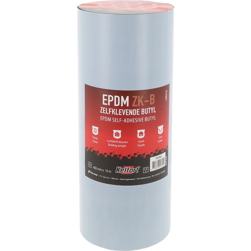 Kelfort / Kelfort EPDM Folie zwart zelfklevend-butyl