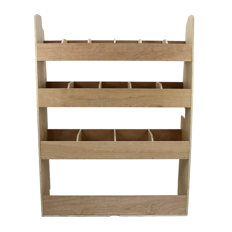 MonsterShop / Bedrijfswageninrichting hout met vakken