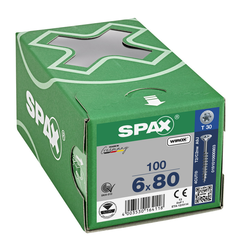 Spax / Spax universele schroeven platkop deeldraad