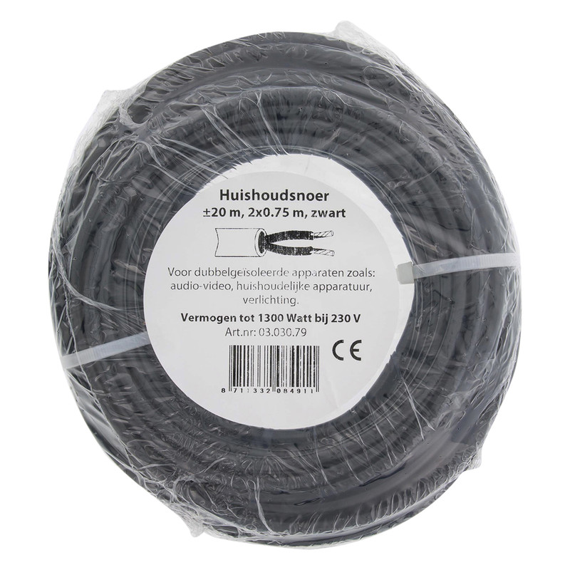 Huishoudsnoer rond H03VV-F