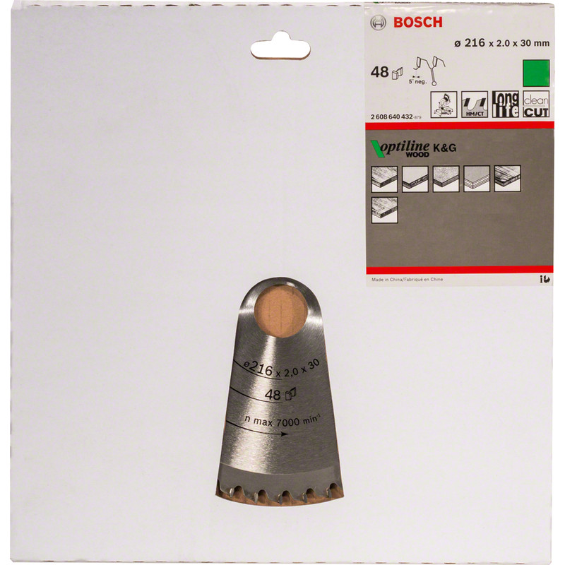 Bosch / Bosch optiline cirkelzaagblad hout