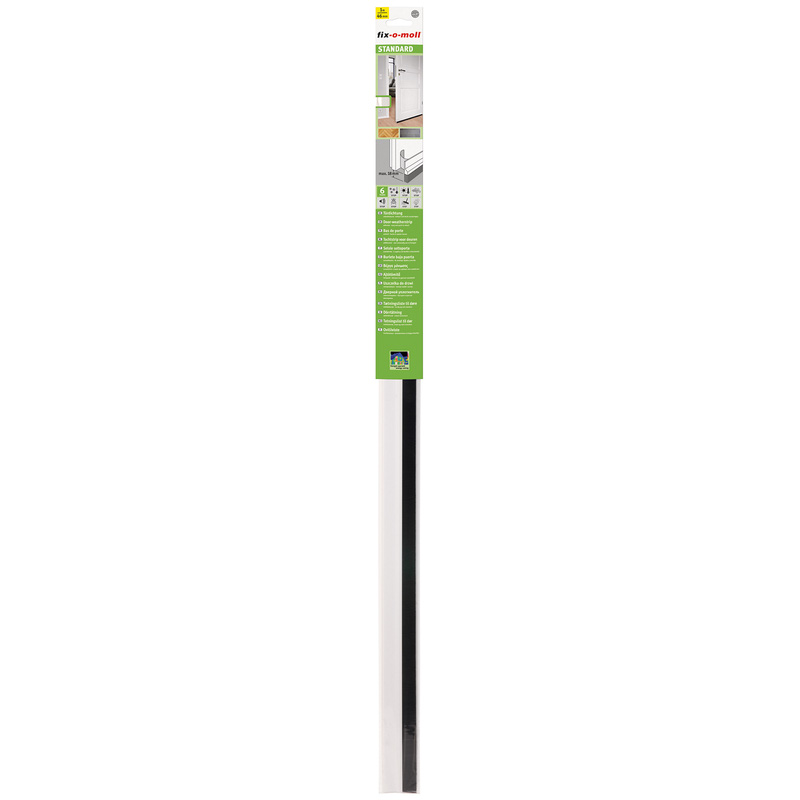 Fix-o-moll / Fix-o-moll tochtstrip deur standaard zelfklevend borstel
