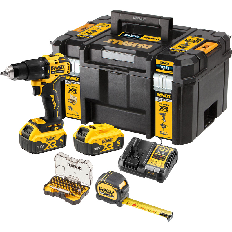 DeWALT / DeWALT DCD709 accu klopboormachine (DCZ100P2KT-QW)