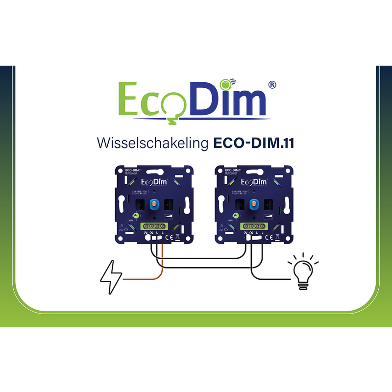 EcoDim / Eco-Dim.11 wisseldimmer universeel duopack