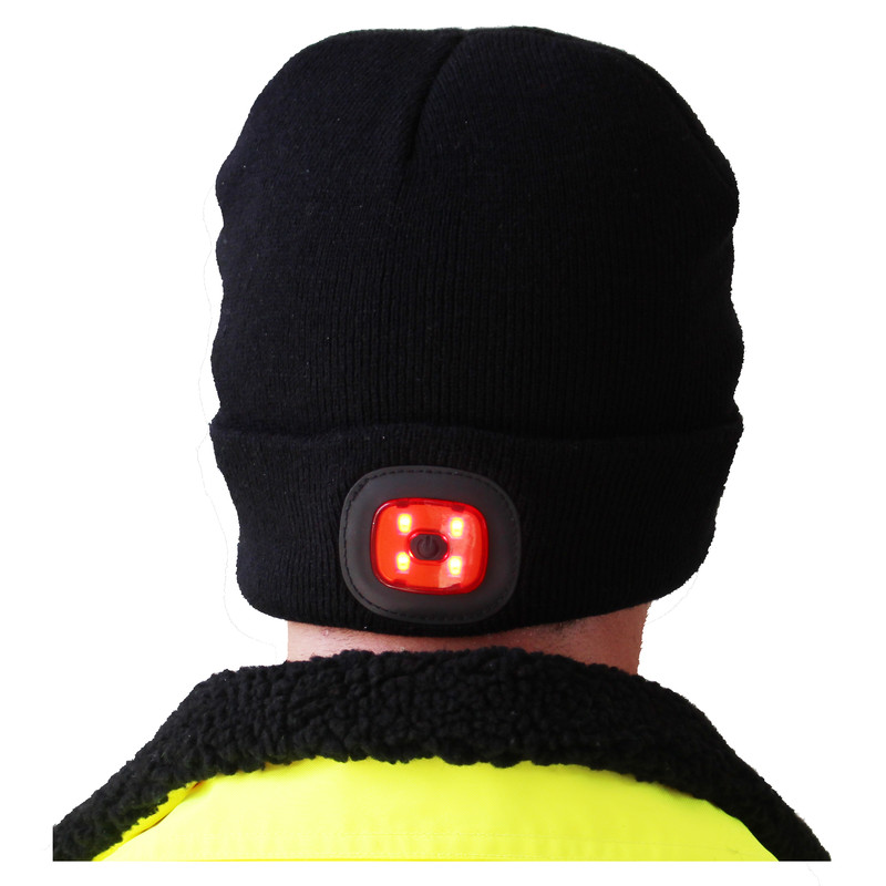 Portwest / Portwest muts met usb oplaadbare LED lamp