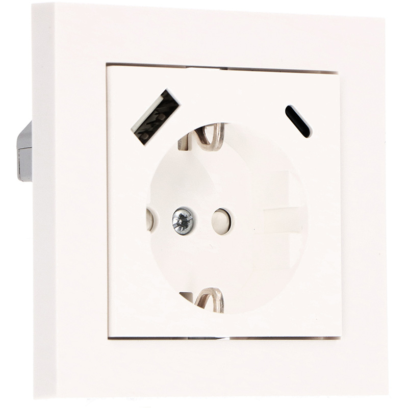 ProCharge / ProCharge wandcontactdoos RA met USB-voeding