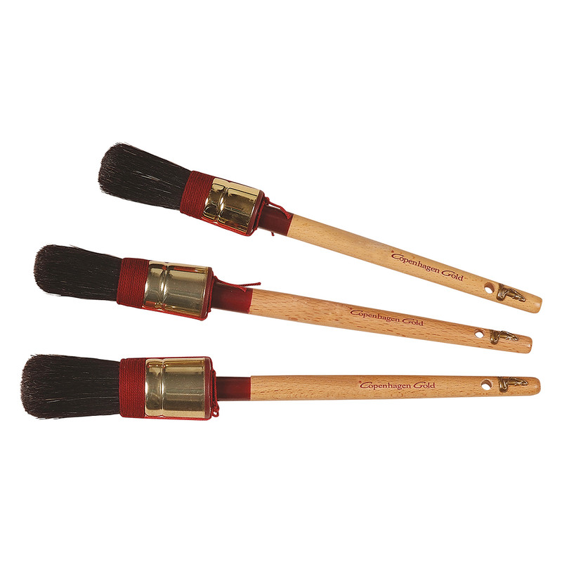 Copenhagen Gold / Copenhagen Gold kwastenset alkyd 3-delig