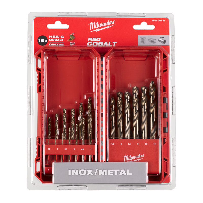 Milwaukee / Milwaukee metaalboren set HSS-GC RED Cobalt