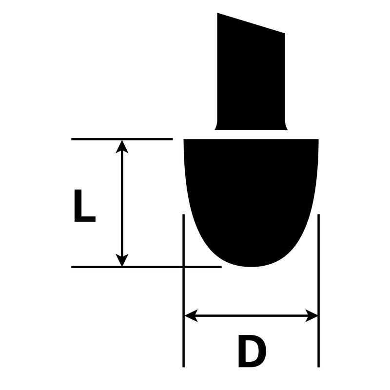 Bosch / Bosch halfrondprofielfrees