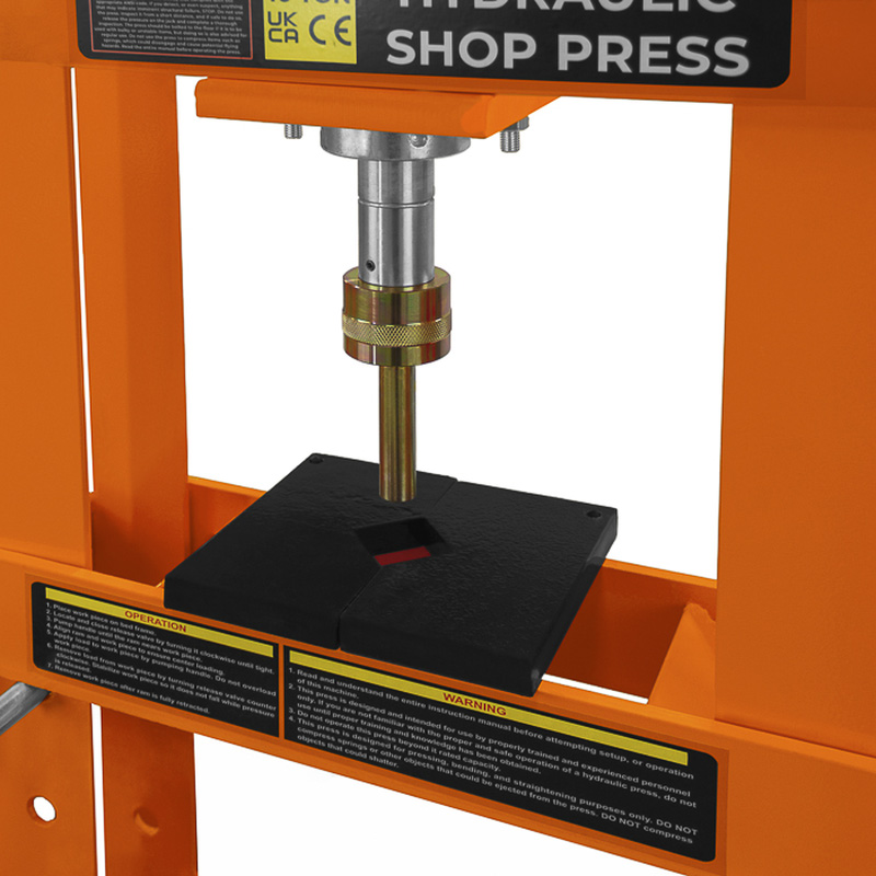 MonsterShop / Hydraulische werkplaatspers met manometer