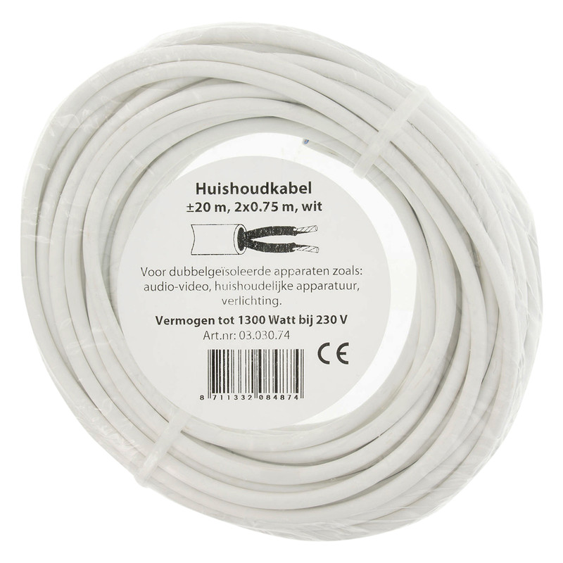 Huishoudsnoer rond H03VV-F
