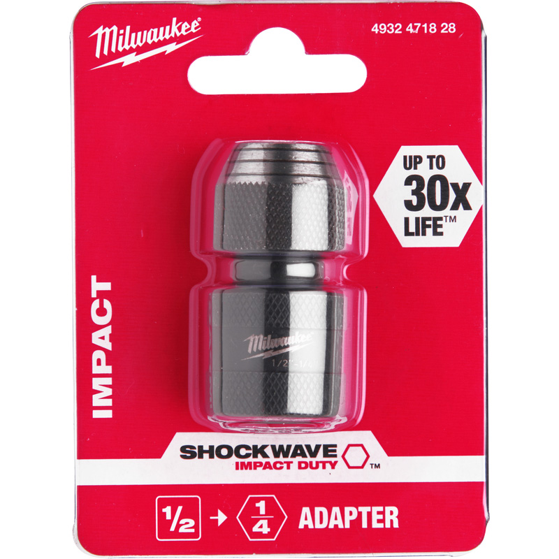 Milwaukee / Milwaukee doppen verloopstuk Shockwave
