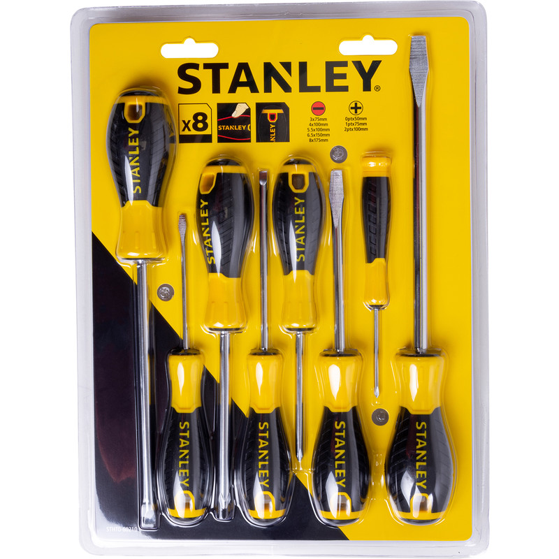 Stanley / Stanley schroevendraaierset 8-delig