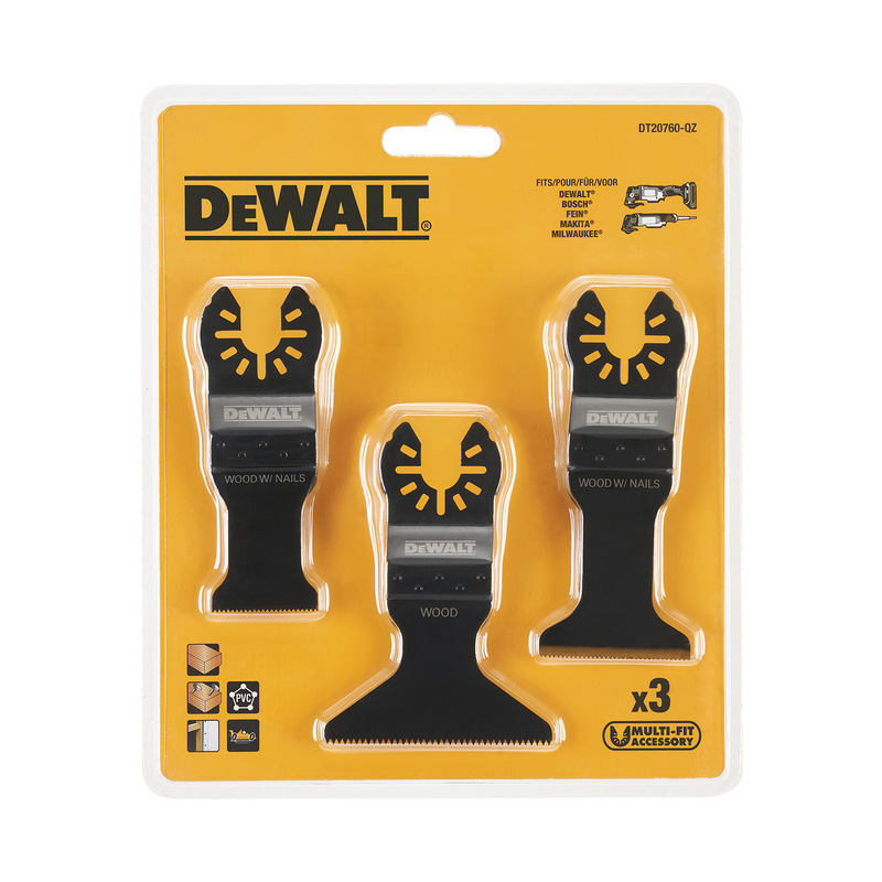 DeWALT / DeWALT invalzaagbladenset hout, gips, kunststof