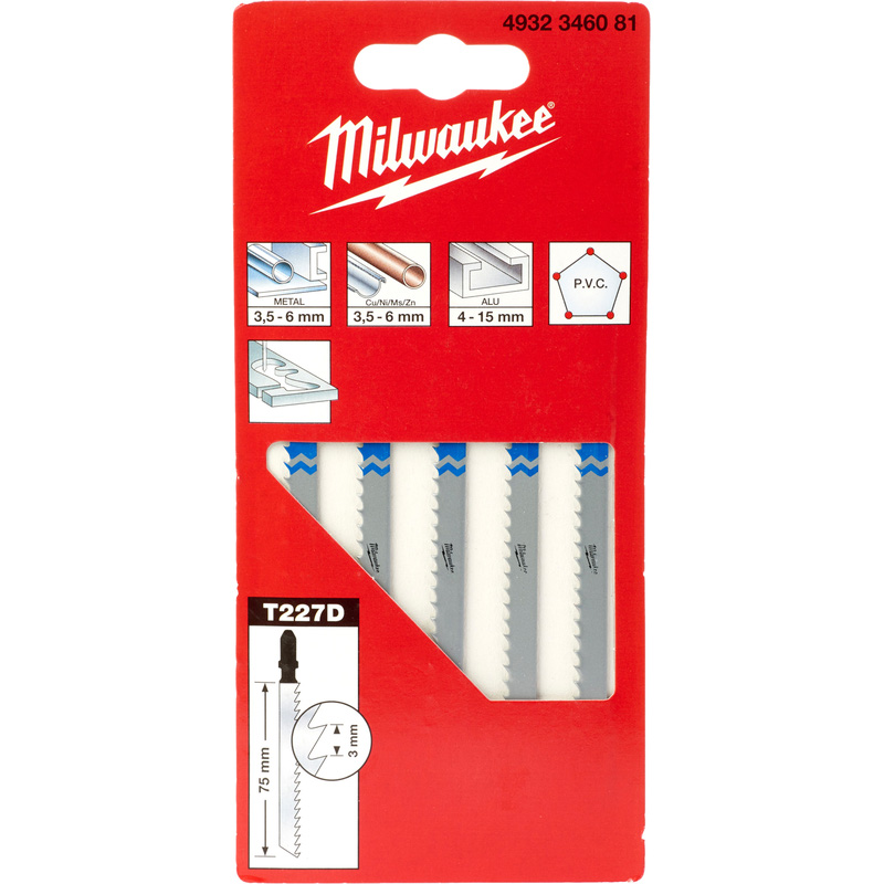 Milwaukee / Milwaukee decoupeerzaagblad aluminium T227D