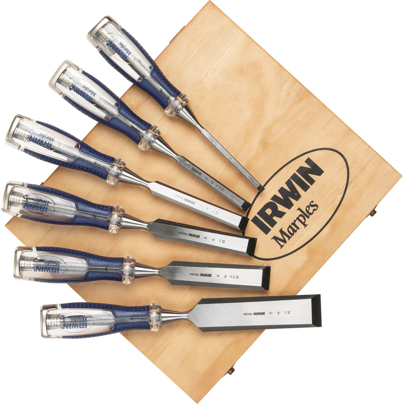 IRWIN / Irwin Marples houtbeitelset 6-delig MS750 in houten kist