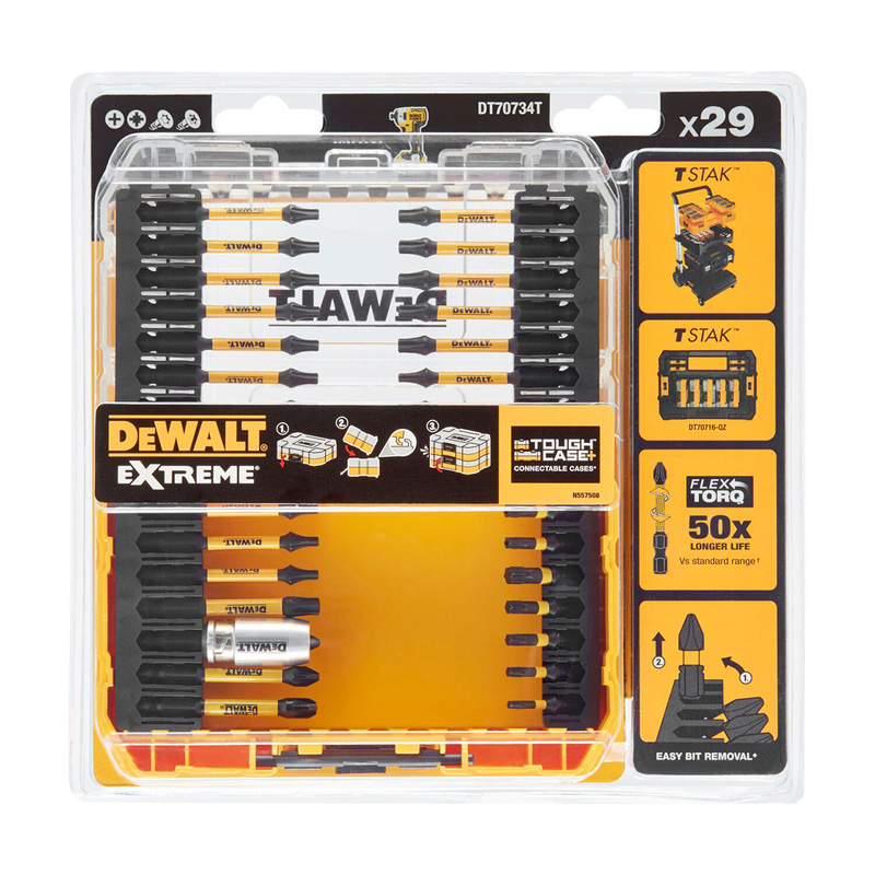 DeWALT / DeWALT DT70734T-QZ FLEXTORQ slagbitset in Tough Case