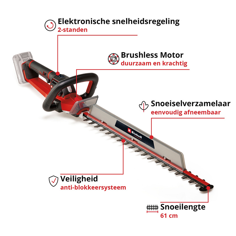 Einhell / Einhell GP-CH 18/61 Li BL Solo accu heggenschaar (body)