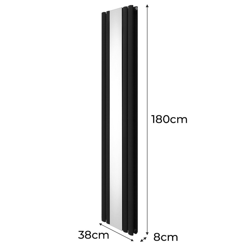 MonsterShop / Ovale spiegelradiator met kleppen