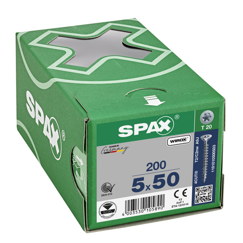 Spax / Spax universele schroeven platkop voldraad