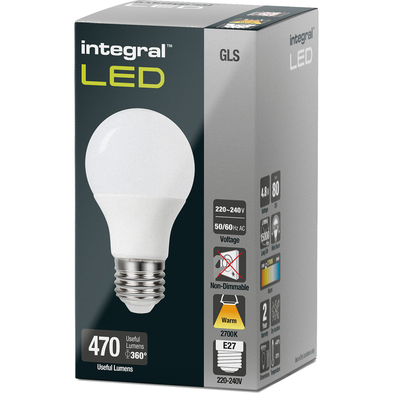 Integral LED / Integral LED lamp standaard mat E27