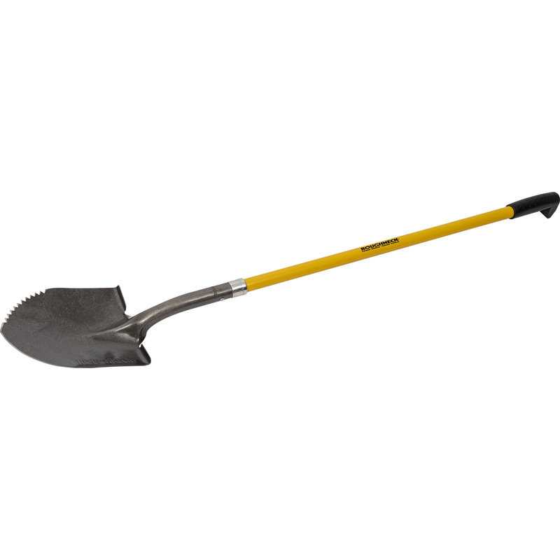 Roughneck / Roughneck schop lange steel met scherp getande rand