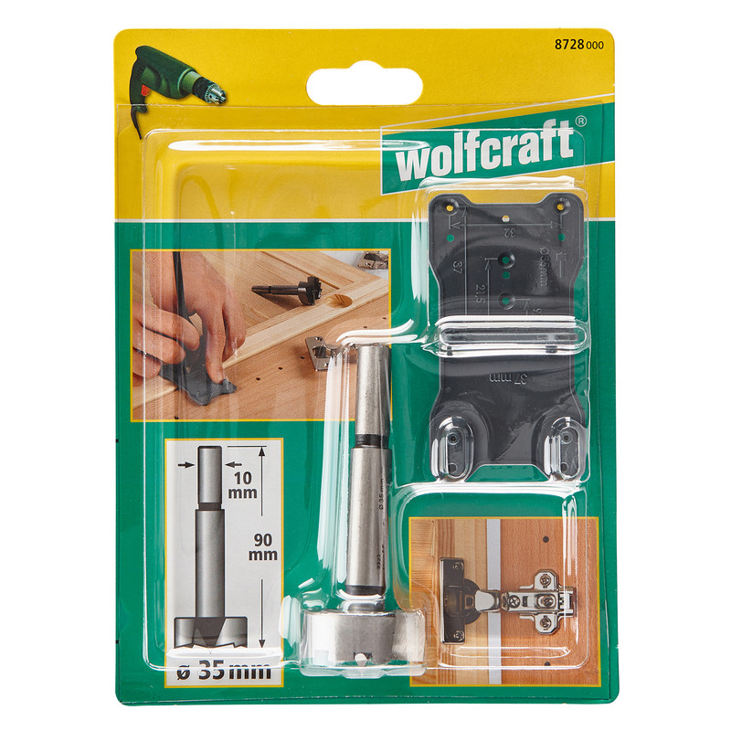 Wolfcraft / Wolfcraft Scharnierboor & Markeerhulp