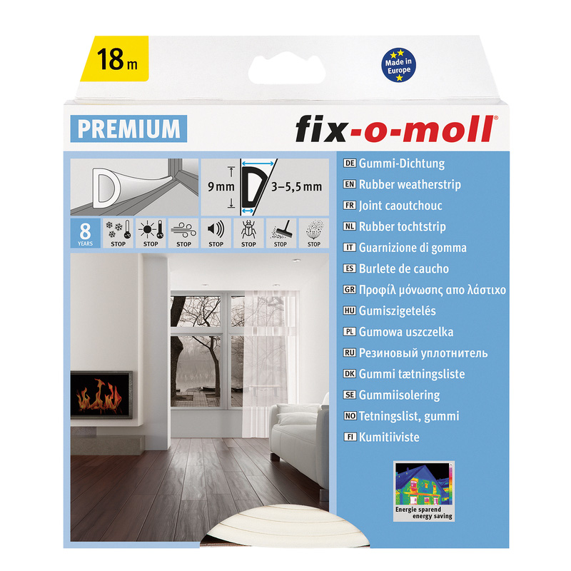Fix-o-moll / Fix-o-moll tochtband zelfklevend