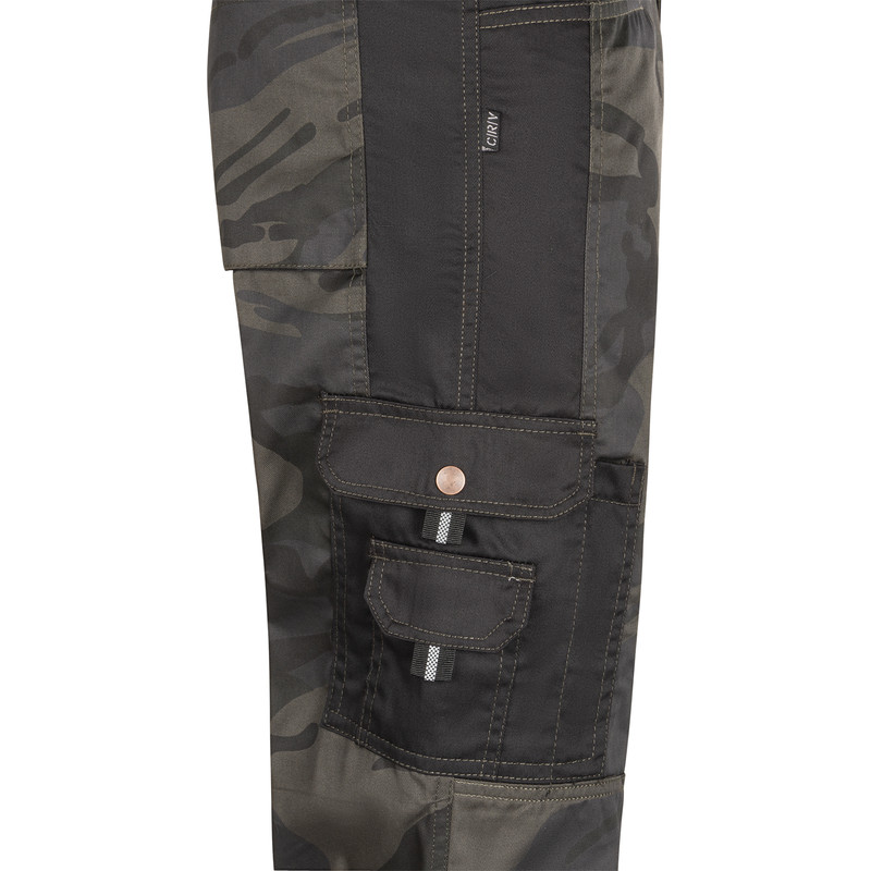 Cerva / Cerva werkbroek camouflage met kniezakken
