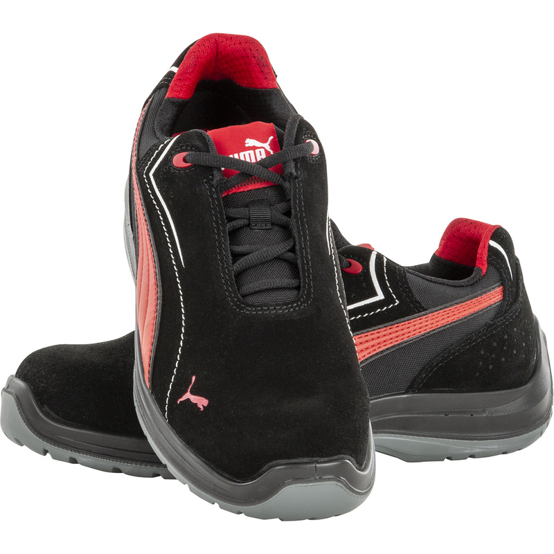 Puma Safety / Puma Touring Black Suede veiligheidsschoenen S3 ESD SRC