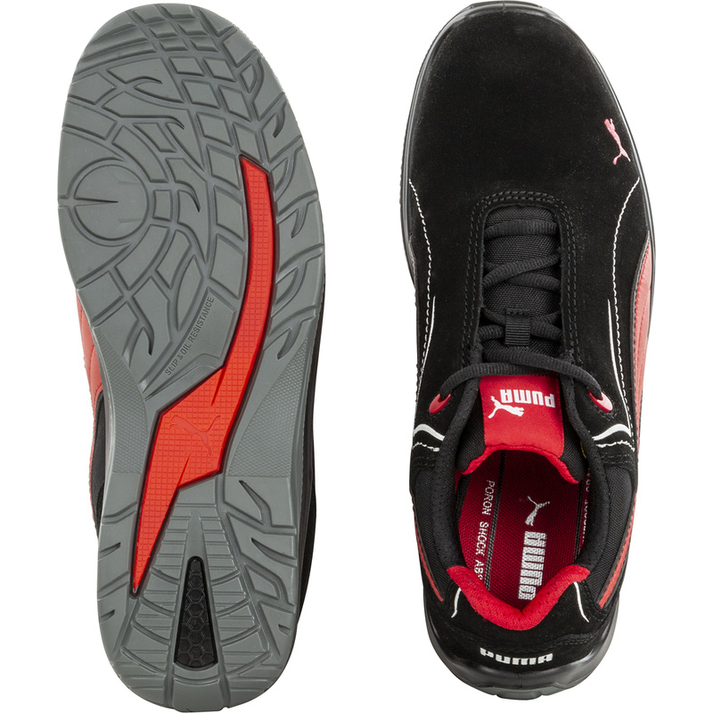 Puma Safety / Puma Touring Black Suede veiligheidsschoenen S3 ESD SRC