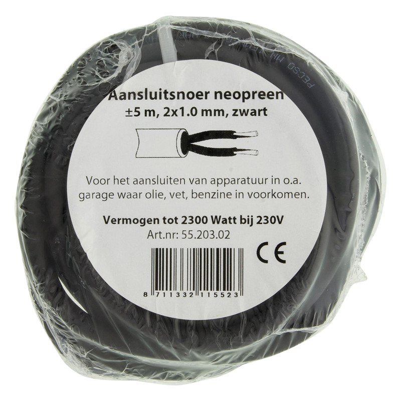 Q-link / Aansluitsnoer Neopreen